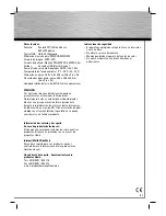 Preview for 42 page of Hama 95252 Operating Instructions Manual