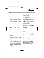 Preview for 6 page of Hama AC-300 Operating	 Instruction