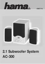 Preview for 2 page of Hama AC-300 Operating Instructions Manual