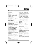 Preview for 10 page of Hama AC-500 Operating	 Instruction