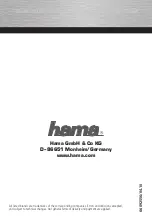 Preview for 1 page of Hama AH28 Manual