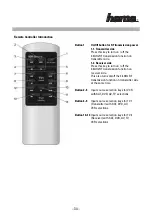 Предварительный просмотр 34 страницы Hama AV-1200 AIR Manual