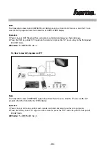 Предварительный просмотр 36 страницы Hama AV-1200 AIR Manual