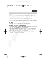 Предварительный просмотр 11 страницы Hama AV-760 Operating	 Instruction