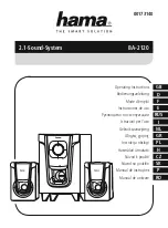 Hama BA-2120 Operating Instructions Manual preview