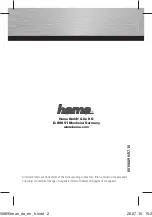 Hama Basic 106690 Manual preview