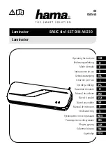 Preview for 1 page of Hama BASIC 4in1-SET DIN A4/230 Operating Instructions Manual