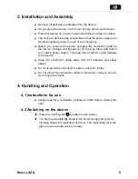 Preview for 8 page of Hama BASIC L42A Operating Instructions Manual