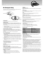 Hama BH-2 User Manual preview