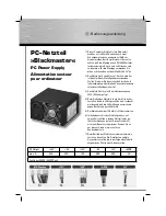 Hama Blackmaster PC Power Supply User Manual preview