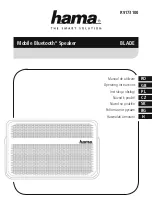 Hama BLADE R9173100 Operating Instructions Manual preview