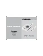 Hama Bluetooth/Cardreader USB-Hub Operating	 Instruction preview