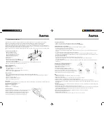 Preview for 2 page of Hama BTH-170 User Manual