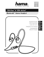 Hama BTH Active Operating Instructions Manual preview