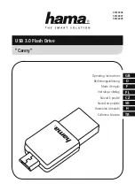 Hama Canny Operating Instructions Manual предпросмотр