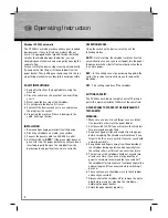 Предварительный просмотр 5 страницы Hama CC 825L Operating Instructions Manual