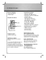 Предварительный просмотр 5 страницы Hama CM-2021 AF Operating Instructions Manual