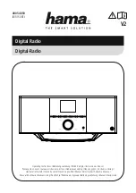 Hama DIR150BT Operating Instructions Manual preview