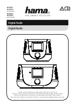 Hama DIR3200SBT Operating Instructions Manual preview