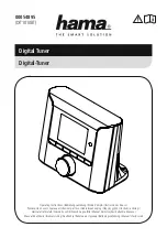 Предварительный просмотр 1 страницы Hama DIT1010BT Operating Instructions Manual