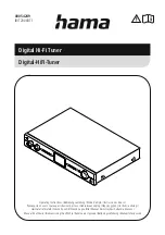 Preview for 1 page of Hama DIT2006BT Operating Instructions Manual