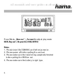 Предварительный просмотр 9 страницы Hama DMP-200 User Manual