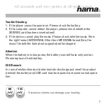 Предварительный просмотр 10 страницы Hama DMP-200 User Manual