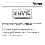 Предварительный просмотр 12 страницы Hama DMP-200 User Manual