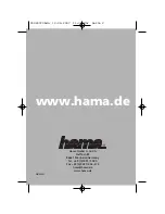 Hama DR-20 Installation Instructions Manual предпросмотр