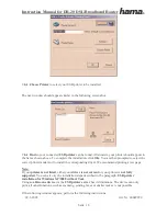 Предварительный просмотр 17 страницы Hama DR-20 Instruction Manual