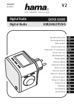 Предварительный просмотр 1 страницы Hama DR40BT Operating Instructions Manual