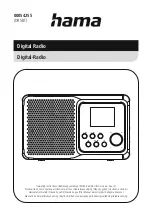 Hama DR5BT Manual preview