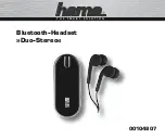 Предварительный просмотр 1 страницы Hama Duo-Stereo 00104807 User Manual