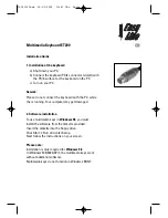 Preview for 3 page of Hama Easy Line ET200 Installation Manual