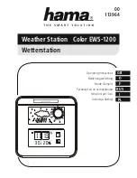 Preview for 1 page of Hama EWS-1200 Operating Instructions Manual