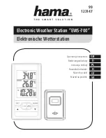 Hama EWS-700 Operating Instructions Manual предпросмотр