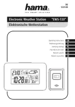 Hama EWS-720 Operating Instructions Manual preview