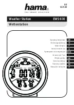 Preview for 1 page of Hama EWS-830 User Manual