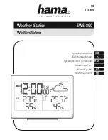 Hama EWS-870 Operating Instructions Manual preview