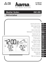 Hama EWS-890 Operating Instructions Manual preview