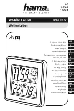 Preview for 1 page of Hama EWS Intro Operating Instructions Manual