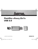 Предварительный просмотр 2 страницы Hama Fancy 2in1 FlashPen USB 2.0 Operating	 Instruction