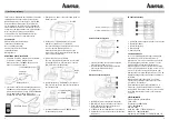 Preview for 2 page of Hama FD-500 Operating Instructions