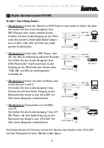 Предварительный просмотр 7 страницы Hama FDA 980 Operation User'S Manual