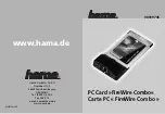 Hama FireWire Combo Instructions Manual preview