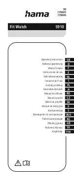 Preview for 1 page of Hama Fit Watch 5910 Operating Instructions Manual