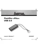 Предварительный просмотр 2 страницы Hama FlashPen "Piko" Mode D'Emploi