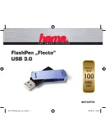 Hama Flecto FlashPen USB 3.0 Operating	 Instruction preview