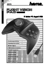 Preview for 2 page of Hama Flight Vision Joypad Operating Instructions Manual