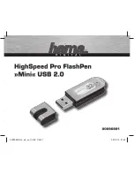 Предварительный просмотр 2 страницы Hama HighSpeed Pro FlashPen "Mini" Operating	 Instruction